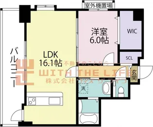ケルンリーガル【902号号室】の間取り