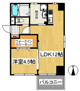 at east(エーティーイースト)【803号号室】の間取り