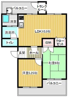 馬場ビル【307号号室】の間取り