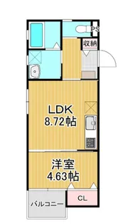 ティーレグノ野伏間【A301号号室】の間取り