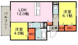 MH津福本町【103号号室】の間取り