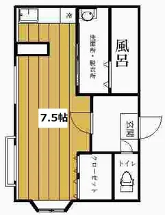 寿マンション【302号号室】の間取り
