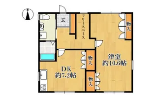 ハウスワンセルフ【302号号室】の間取り