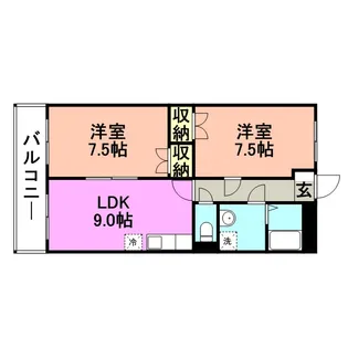 ハイネスコーポ【302号号室】の間取り