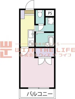 パールマンション上津【203号号室】の間取り