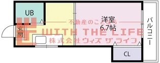 原コーポ【303号号室】の間取り
