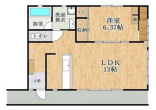 ピジョン・コート【2階】の間取り