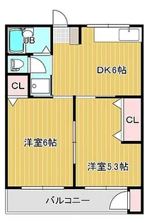 シャルマンコーポ【201号号室】の間取り