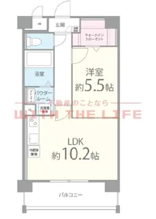 エスペランサ久留米駅前【401号号室】の間取り