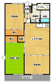 高松ビル【405号号室】の間取り