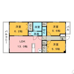 ステラオブリブラ【201号号室】の間取り