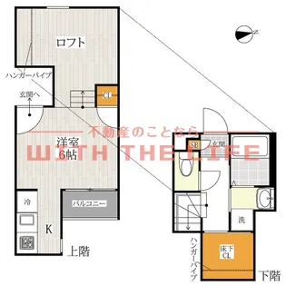 CB鳥栖ヴェールニル【201号号室】の間取り