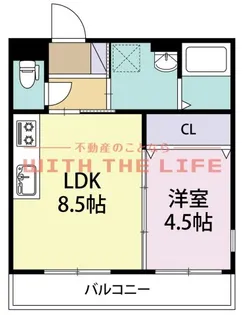 エストパレ【205号室】の間取り