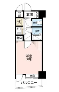 朝日プラザ久留米Ⅱ【303号号室】の間取り