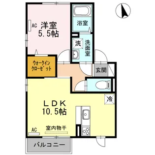 Sekuto(セクト)【A202号号室】の間取り