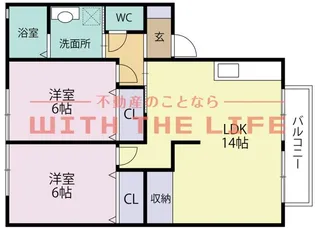 ピュアドーム1【208号号室】の間取り
