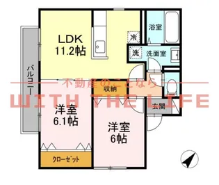 コーポ・アゼリア【101号号室】の間取り