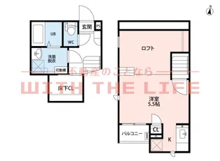 CB鳥栖フラネ【202号号室】の間取り