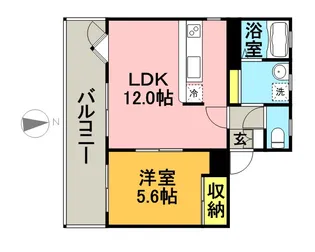 P-Style【302号号室】の間取り