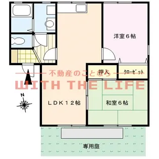 2LDKの間取り画像