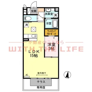 セジュール光【103号号室】の間取り