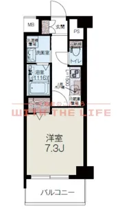 ELGRAND久留米(エルグランドクルメ)【401号号室】の間取り