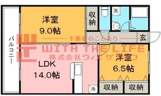 メゾン・アンティム【202号号室】の間取り
