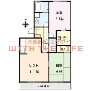グレースコート国分I【302号号室】の間取り