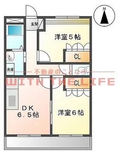 グランディールチェリー【203号号室】の間取り