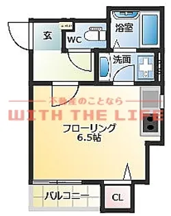 リラフォート津福【105号号室】の間取り