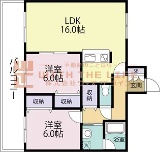 山口第二ビル【405号号室】の間取り