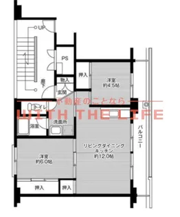 ビレッジハウス三橋【2-303号号室】の間取り