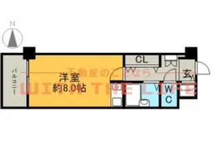 トーカンキャステール通町【403号号室】の間取り