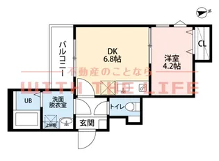 Cherim試験場前【Ⅰ-302号号室】の間取り