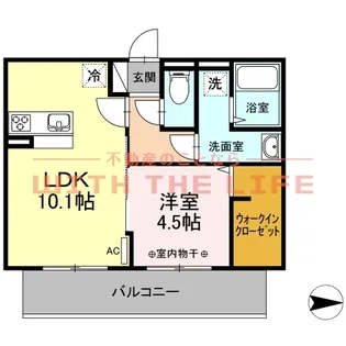 ダンケプロスト【302号号室】の間取り