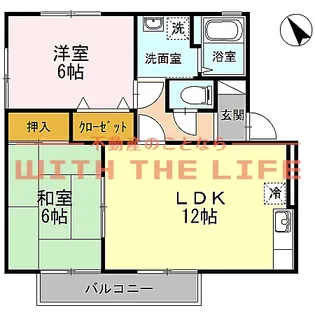 リヴァージュ【202号号室】の間取り