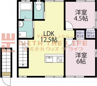 ブルーハイツ【202号号室】の間取り