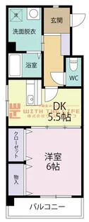 シャンベルジュK☆T【408号号室】の間取り