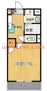 ドリームハウスⅢ【103号号室】の間取り