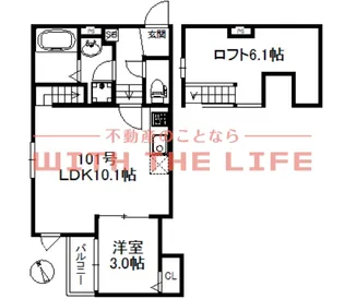 ポラリス小頭町【102号号室】の間取り