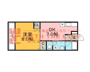 諏訪野ビル【201号号室】の間取り