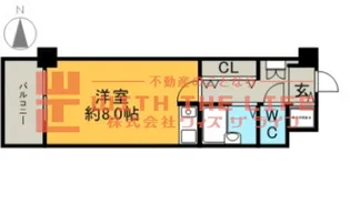 トーカンキャステール通町【503号号室】の間取り