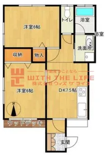 カームハウス【102号号室】の間取り