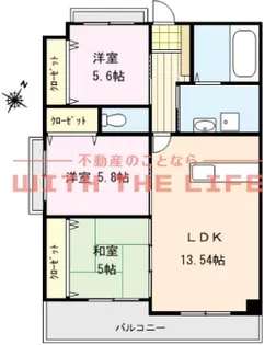 ラ・プルミエール【107号号室】の間取り