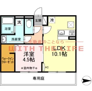 ダンケプロスト【106号号室】の間取り