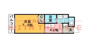 アルファルファ【A110号号室】の間取り