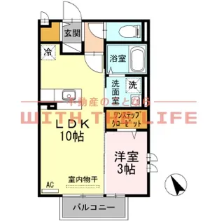 プレミスト【B206号号室】の間取り