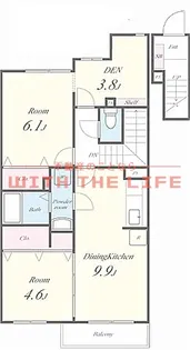 ティファニー【205号号室】の間取り