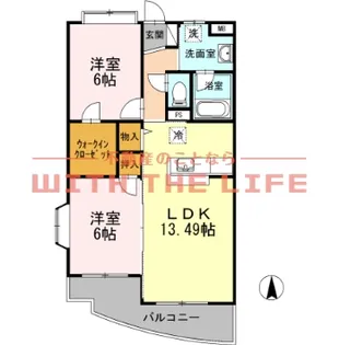 メゾンドーム【301号号室】の間取り