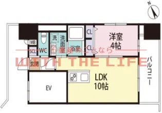 アポロ久留米東町【206号号室】の間取り